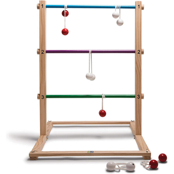 BS Toys Leitergolf Wurfspiel - Wurfspiel für Kinder - Laddergolf - für Kinder ab 6 Jahren - Mehrfarbig