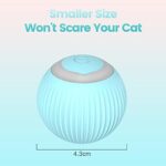 IOKHEIRA LED Katzenball – Interaktives, wiederaufladbares 360-Grad-Spielzeug