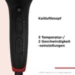 Revlon 2000W-2200W Haartrockner mit Zubehör und Ionen-Technologie
