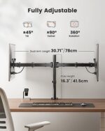 ErGear Monitor Halterung 2 Monitore für 13-32 Zoll Bildschirm