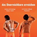 BRO SHAVER Rückenrasierer Herren – Edelstahlstab