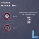Lichtblau Aquastop Schlauch