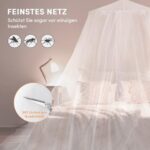 Twinkle Star Moskitonetz – Grosses Mückennetz für Doppel- und Einzelbetten, ideal für Zuhause & Reisen, Indoor & Outdoor