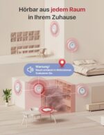 X-Sense WLAN-Rauch & CO Melder mit Sprachalarm und Standortansage – Bild 5