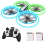 AVIALOGIC Q9s Kinder-Drohne mit Lichtshow, Höhenhaltung & Headless-Modus – RC Quadcopter mit 2 Akkus