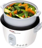 Tefal RK1011 Reiskocher - 10 Tassen (1,8L), Voreinstellungen & Manuelle Anpassung, Dampfkorb Inklusive, 700W