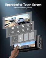 REDTIGER 4K Dashcam Vorne & Hinten, 3,18" Touchscreen,
