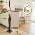 Vileda Steam Plus Dampfreiniger – Mit PowerPad & 2 Ersatzpads, 99,9% Bakterienentfernung, Für Alle Böden, Eco-Verpackung