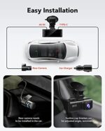 REDTIGER 4K Dashcam Vorne & Hinten, 3,18" Touchscreen,