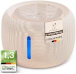 Pretty Paw© KatzenOase Pro - Leiser 2.5L Trinkbrunnen mit LED & Aktivkohlefilter - BPA-frei & leicht zu reinigen