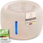 Pretty Paw© KatzenOase Pro - Leiser 2.5L Trinkbrunnen mit LED & Aktivkohlefilter - BPA-frei & leicht zu reinigen