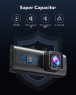 REDTIGER 4K Dashcam Vorne & Hinten, 3,18" Touchscreen,