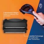 baKblade 2.0 Plus – Ergonomischer Rückenrasierer für Herren