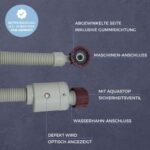 Lichtblau Aquastop Schlauch