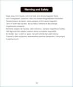 warning nad safety
