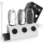 LICHTENWERK® Edelstahl Flaschenhalter
