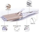TOP4EVER 3-Fass Lockenstab – Einstellbare Temperatur
