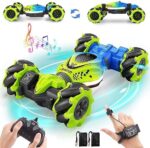 Dysaim RC Offroad Stunt Auto – 2,4 GHz Ferngesteuertes Auto für Kinder ab 6 Jahren, Indoor & Outdoor, 2 Akkus, Musik & Handsteuerung