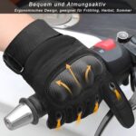 COZOME Motorradhandschuhe Herren