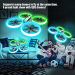 AVIALOGIC Q9s Kinder-Drohne mit Lichtshow, Höhenhaltung & Headless-Modus – RC Quadcopter mit 2 Akkus