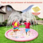 Anpro 170cm Splash Pad – Wasserspielmatte für Kinder & Haustiere ab 2 Jahren