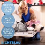 Lichtblau Aquastop Schlauch