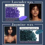 ANRUZ Waxing Set - Digitaler Wachswärmer mit 500g Wachsperlen & Nasenhaar-Wachs Kit
