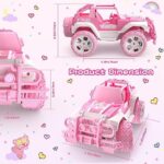 DEERC Ferngesteuertes Auto, 1:18 SUV mit LED-Scheinwerfern