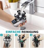 Elektrischer Glatzenrasierer Herren, IPX7 Wasserdicht, 7 Scherköpfe, Nass & Trocken