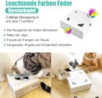 Migipaws Katzenspielzeug, Interaktives Elektrisches 7-Loch-Mäuse-Whack-A-Mole