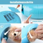 Migipaws Elektrisches Katzenspielzeug, Interaktives Mäuseloch mit Plüschball und -Schwanz