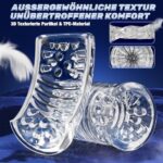 Pangpangmi Elektrischer Masturbator – 7 Modi, Teleskop & Rotation, Schwarz