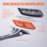 BRO SHAVER Rückenrasierer Herren – Edelstahlstab