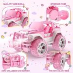 DEERC Ferngesteuertes Auto, 1:18 SUV mit LED-Scheinwerfern