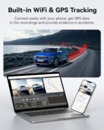 REDTIGER 4K Dashcam Vorne & Hinten, 3,18" Touchscreen,