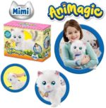 Animagic Mimi die Katze, Kuscheltier Spielzeug für Kinder ab 2 Jahren, Plüschtier Katze