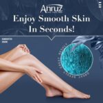 ANRUZ Waxing Set - Digitaler Wachswärmer mit 500g Wachsperlen & Nasenhaar-Wachs Kit