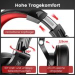 OneOdio Over-Ear DJ-Kopfhörer - Studio HiFi mit Share Port für E-Drum & Instrumente