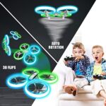 AVIALOGIC Q9s Kinder-Drohne mit Lichtshow, Höhenhaltung & Headless-Modus – RC Quadcopter mit 2 Akkus