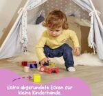 Eichhorn Klangbausteine – 12 bunte Geräuschbausteine aus Holz, für Kinder ab 12 Monaten