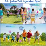 Zookao Fliegender LED-Ball – Mini Drohne für Kinder, Boomerang-Spielzeug für drinnen & draussen