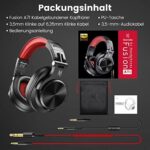 OneOdio Over-Ear DJ-Kopfhörer - Studio HiFi mit Share Port für E-Drum & Instrumente