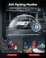 REDTIGER 4K Dashcam Vorne & Hinten, 3,18" Touchscreen,