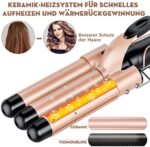 Lockenstab-Set mit 3 Fässern – Keramik-Lockenwickler