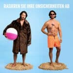 BRO SHAVER Rückenrasierer Herren – Edelstahlstab