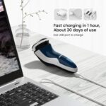 SweetLF Herrenrasierer – Elektrischer Nass-/Trockenrasierer mit Präzisionstrimmer, IPX7 & LED-Anzeige