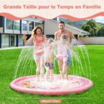 Anpro 170cm Splash Pad – Wasserspielmatte für Kinder & Haustiere ab 2 Jahren