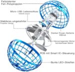 Zookao Fliegender LED-Ball – Mini Drohne für Kinder, Boomerang-Spielzeug für drinnen & draussen