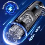 Pangpangmi Elektrischer Masturbator – 7 Modi, Teleskop & Rotation, Schwarz