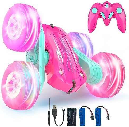 Rodzon RC Auto mit LED, 360° Flip - Spielzeug für Kinder ab 3 Jahren